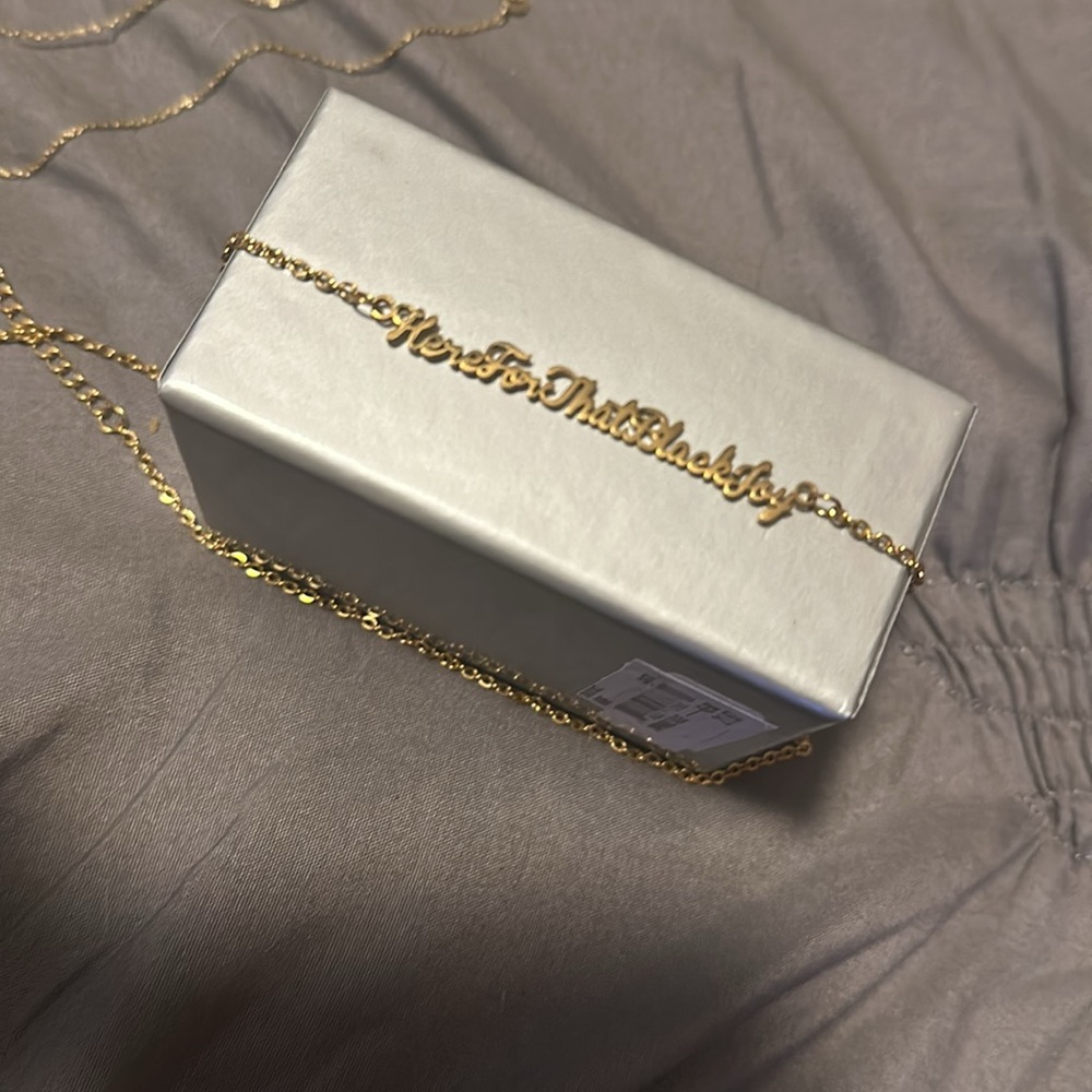 Here for that Black Joy Gold Necklace - Picture 3 of 4